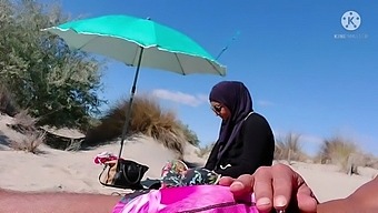 Surprised Muslim By Revealing My Genitalia On The Beach!