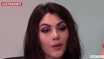 Valentina Nappi And Karma Rx In Boss Threesome And Upskirt Scenarios