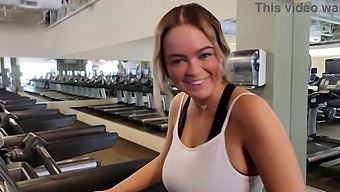 Alexis Kay, A Busty Woman, Is Picked Up At The Gym And Receives A Creampie