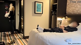 Hotel Maid Helps Me Jerk Off In Public