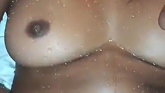 Black Woman'S Intense Squirt And Male Ejaculation