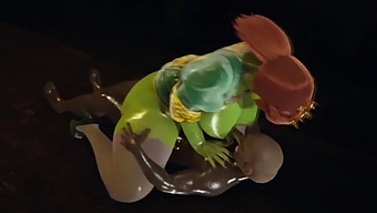 Shrek'S Princess Fiona Receives An Ogre Creampie In This 3d Porn Video